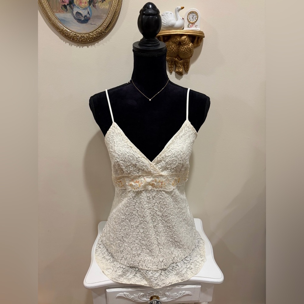 Y2k Lace Babydoll Cami